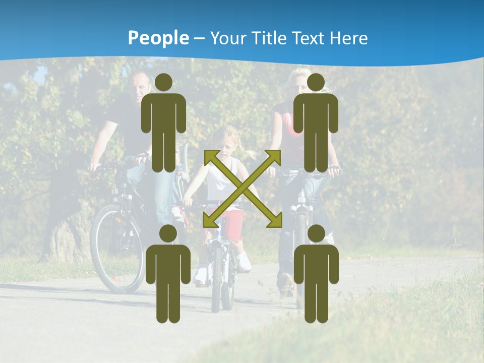 Autumn Exercise Woman PowerPoint Template