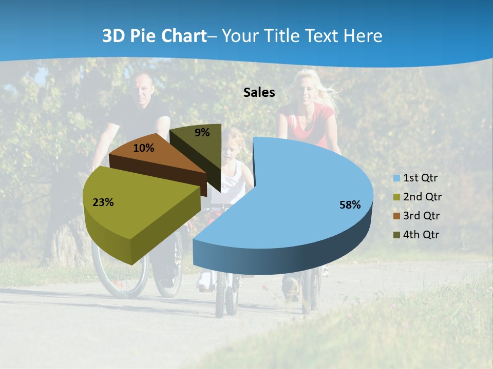 Autumn Exercise Woman PowerPoint Template