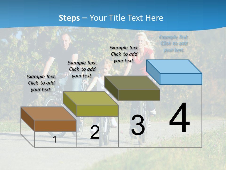 Autumn Exercise Woman PowerPoint Template