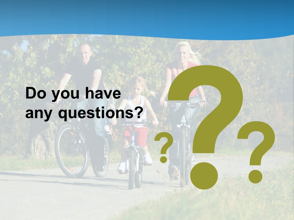 Autumn Exercise Woman PowerPoint Template