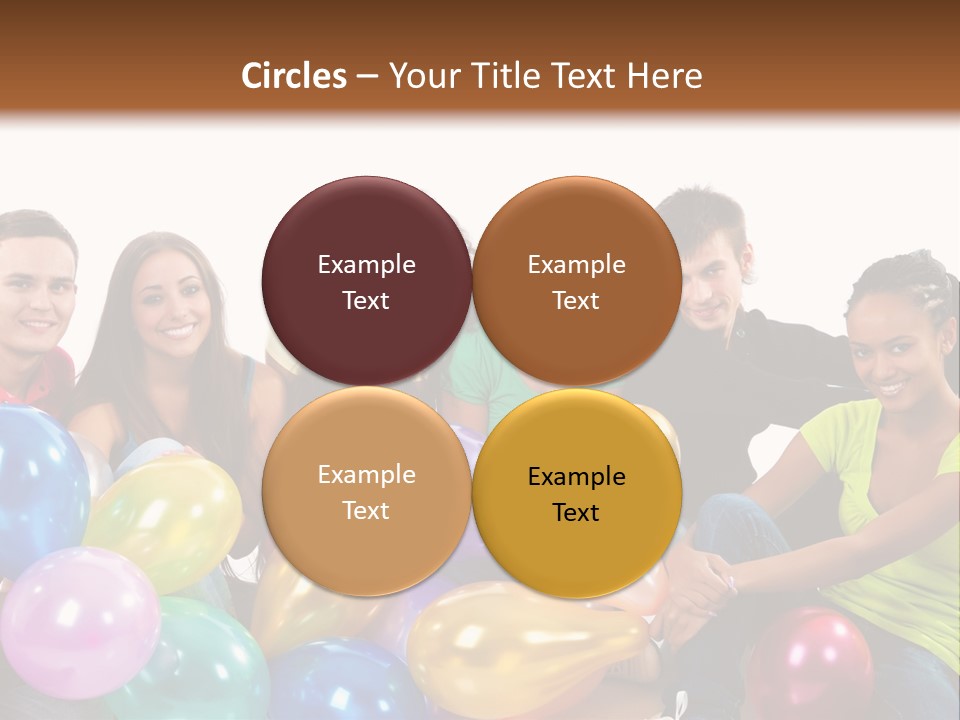 Horizontal Women Lifestyles PowerPoint Template