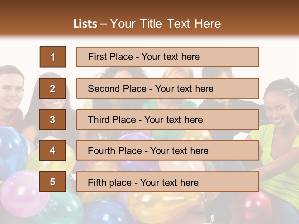 Horizontal Women Lifestyles PowerPoint Template