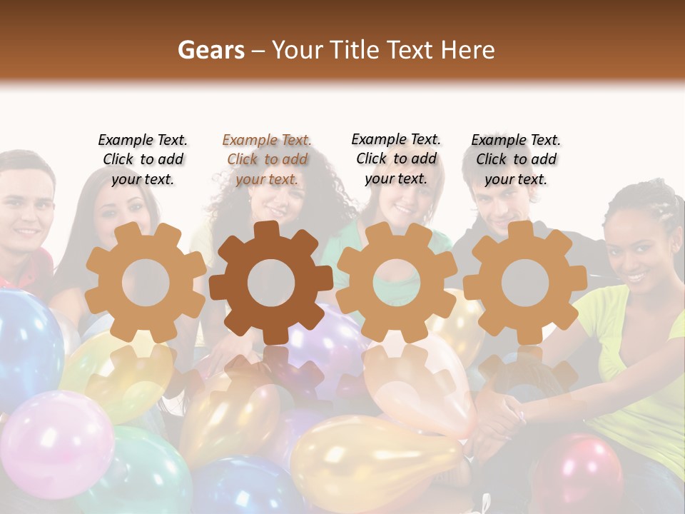 Horizontal Women Lifestyles PowerPoint Template