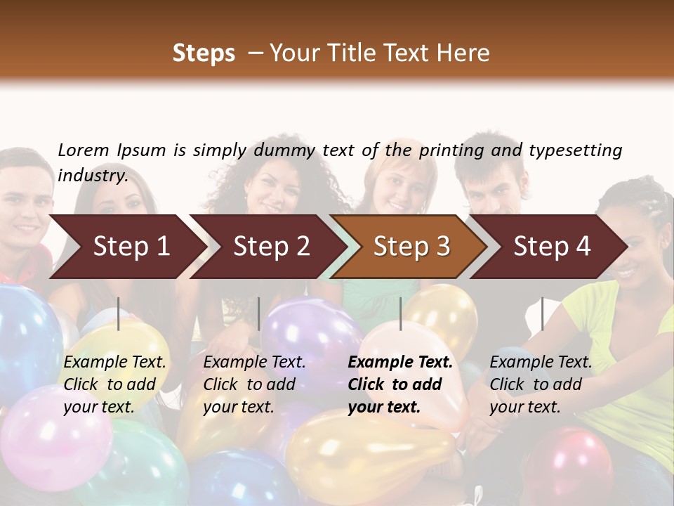 Horizontal Women Lifestyles PowerPoint Template