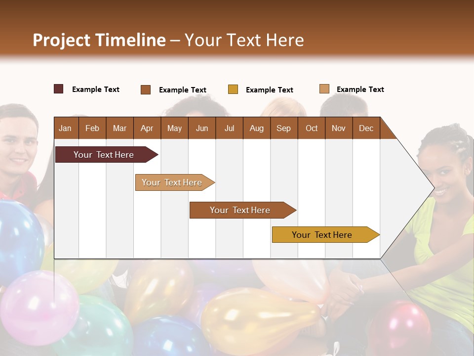 Horizontal Women Lifestyles PowerPoint Template