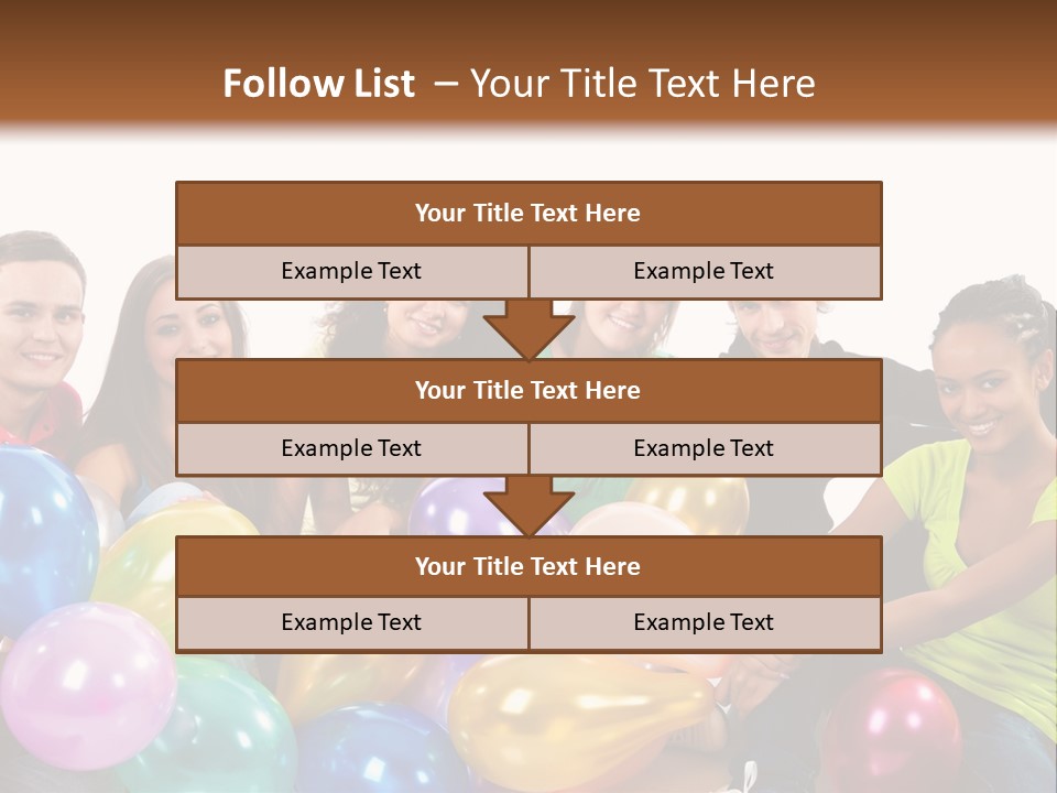 Horizontal Women Lifestyles PowerPoint Template