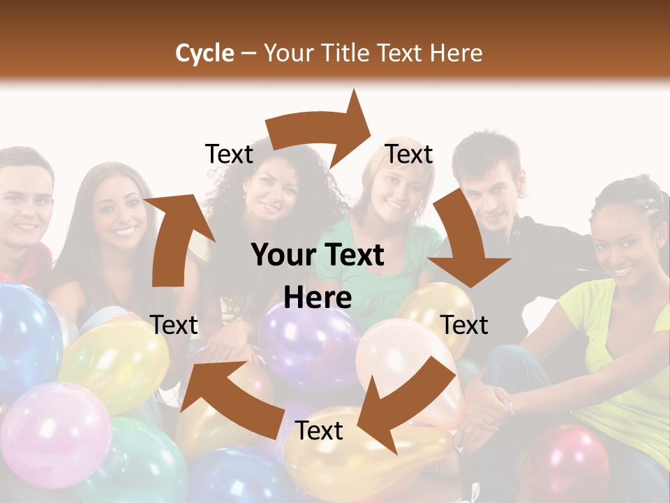 Horizontal Women Lifestyles PowerPoint Template