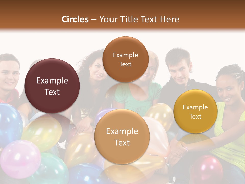 Horizontal Women Lifestyles PowerPoint Template