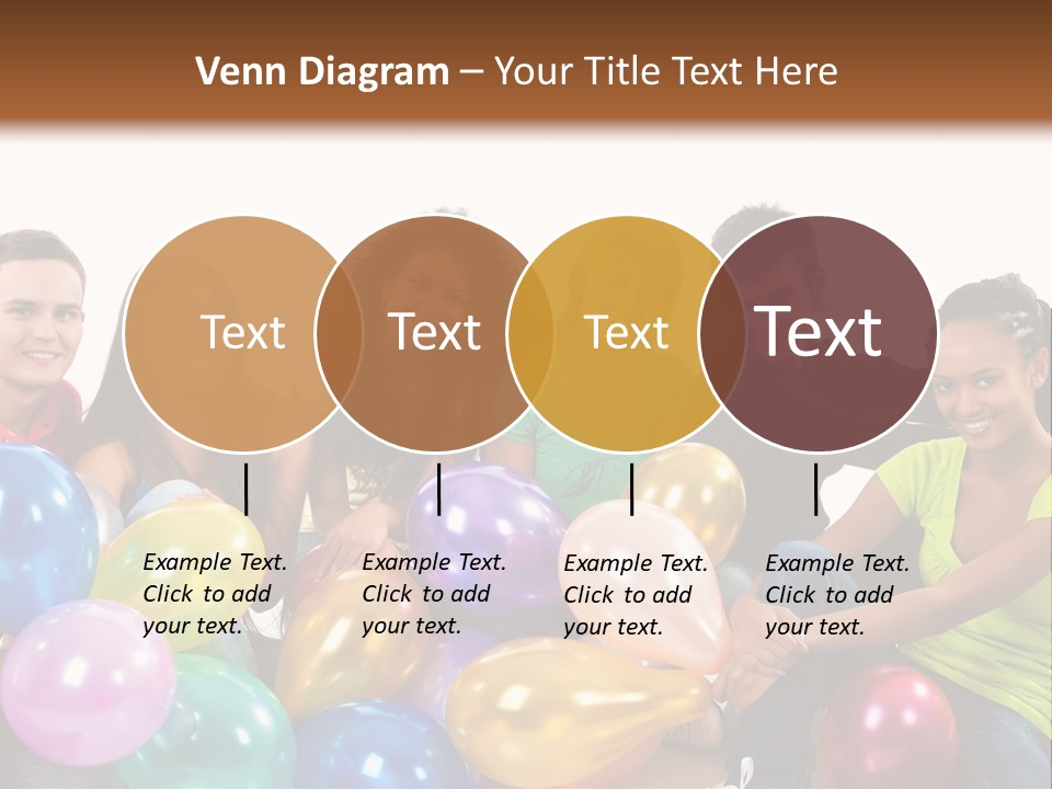 Horizontal Women Lifestyles PowerPoint Template