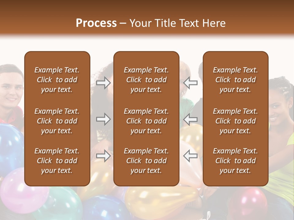Horizontal Women Lifestyles PowerPoint Template