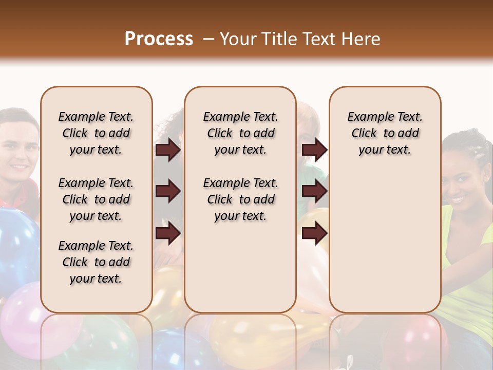 Horizontal Women Lifestyles PowerPoint Template