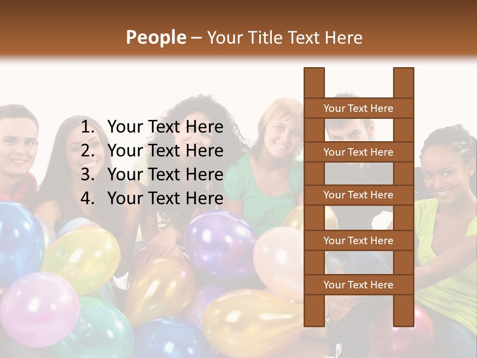 Horizontal Women Lifestyles PowerPoint Template
