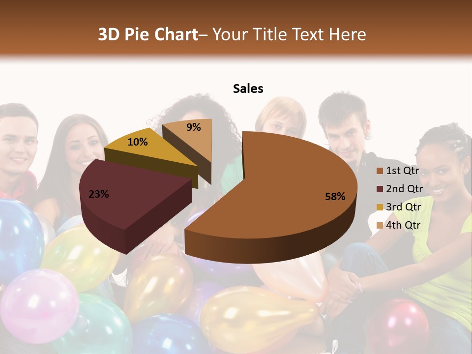 Horizontal Women Lifestyles PowerPoint Template