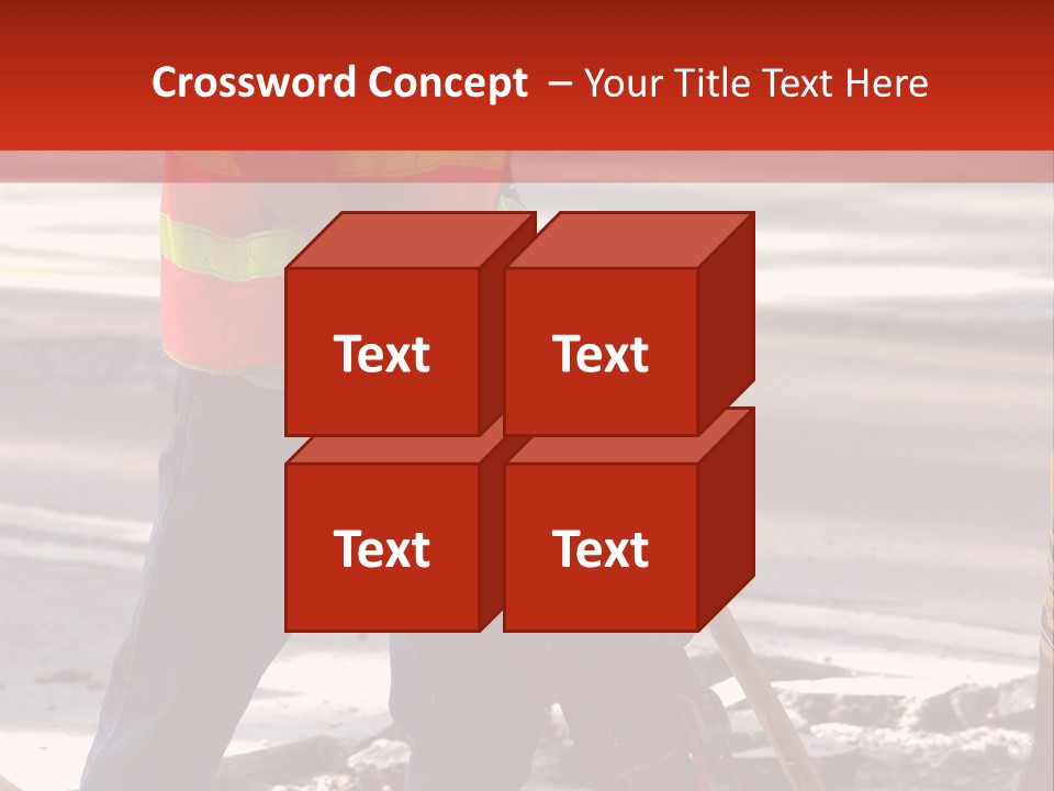 Worker Labor Hard Hat PowerPoint Template