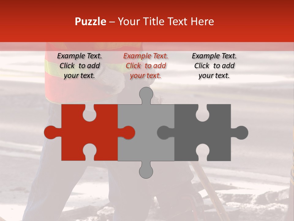 Worker Labor Hard Hat PowerPoint Template