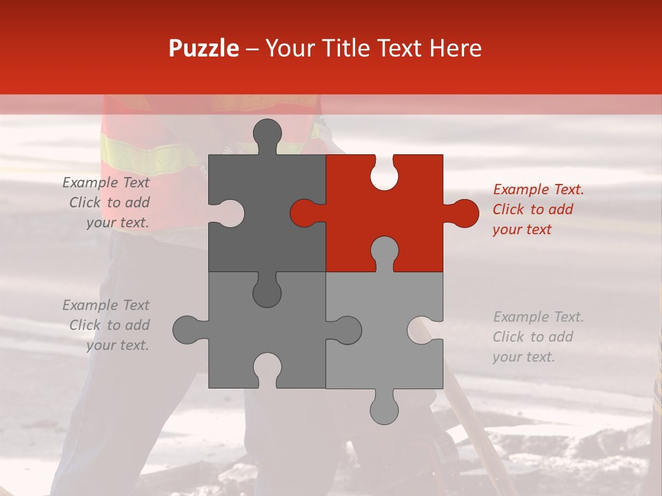 Worker Labor Hard Hat PowerPoint Template