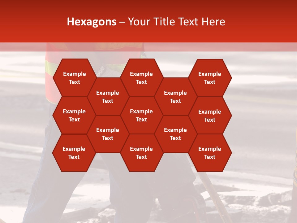 Worker Labor Hard Hat PowerPoint Template