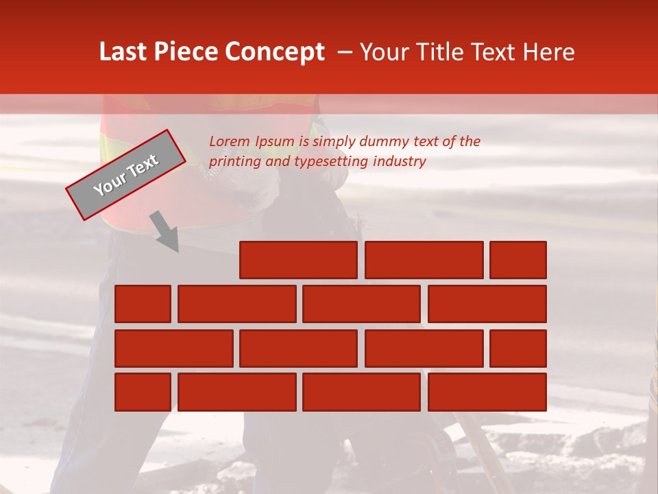 Worker Labor Hard Hat PowerPoint Template