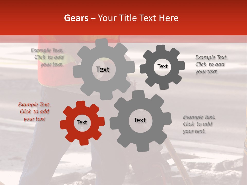 Worker Labor Hard Hat PowerPoint Template