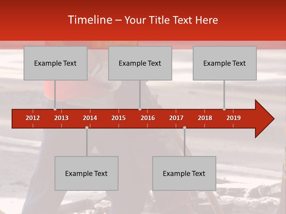 Worker Labor Hard Hat PowerPoint Template