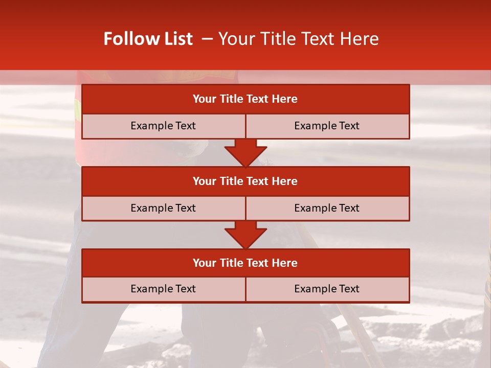 Worker Labor Hard Hat PowerPoint Template