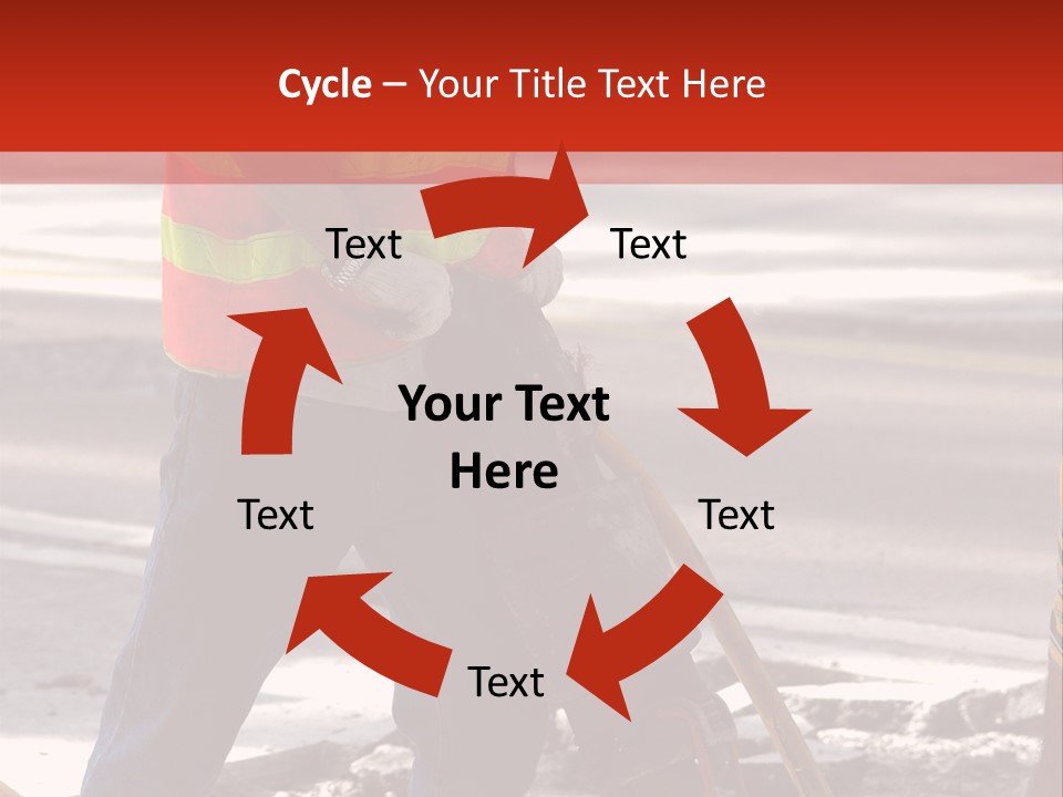 Worker Labor Hard Hat PowerPoint Template