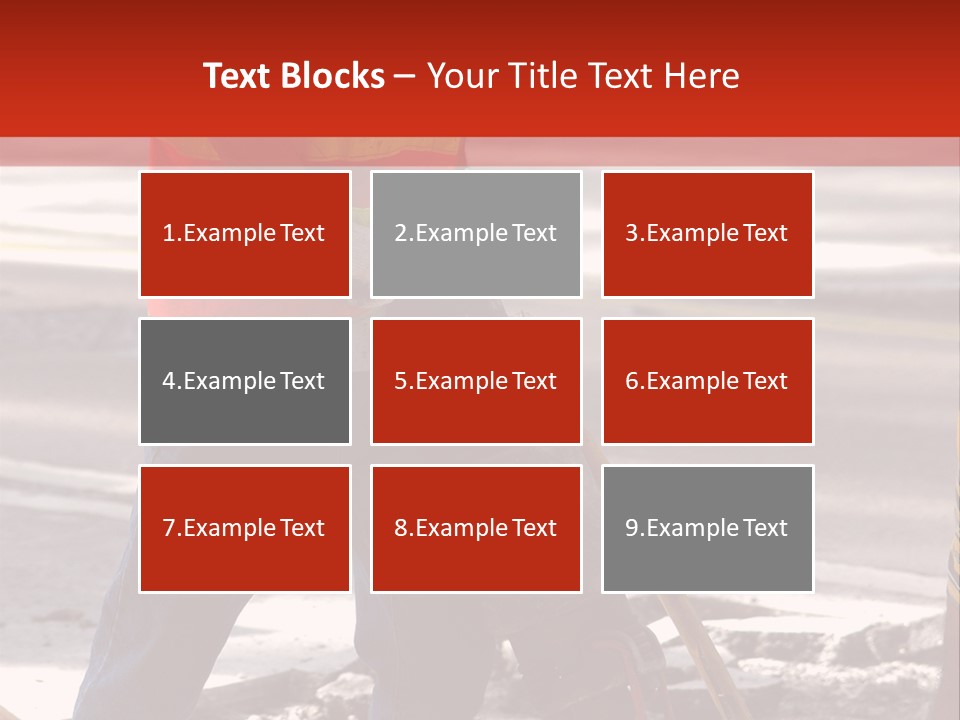 Worker Labor Hard Hat PowerPoint Template