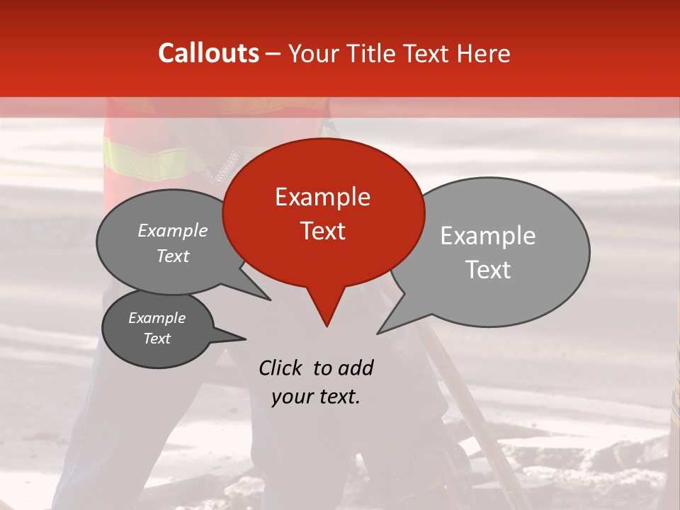 Worker Labor Hard Hat PowerPoint Template