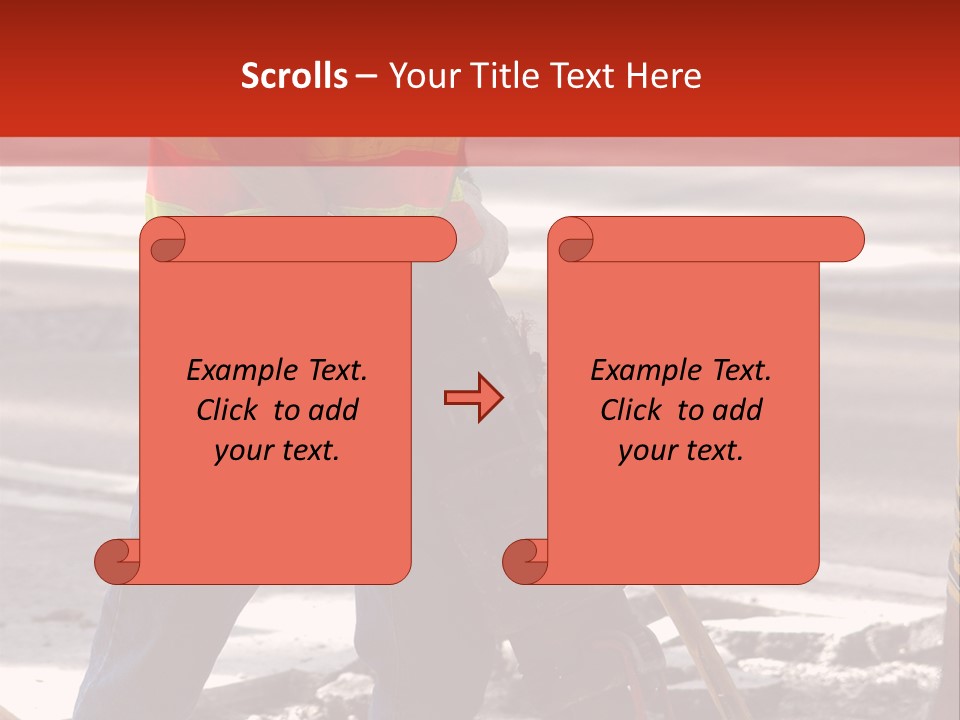 Worker Labor Hard Hat PowerPoint Template