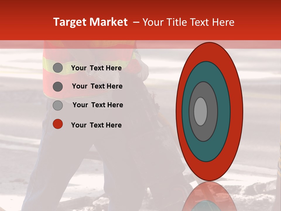 Worker Labor Hard Hat PowerPoint Template