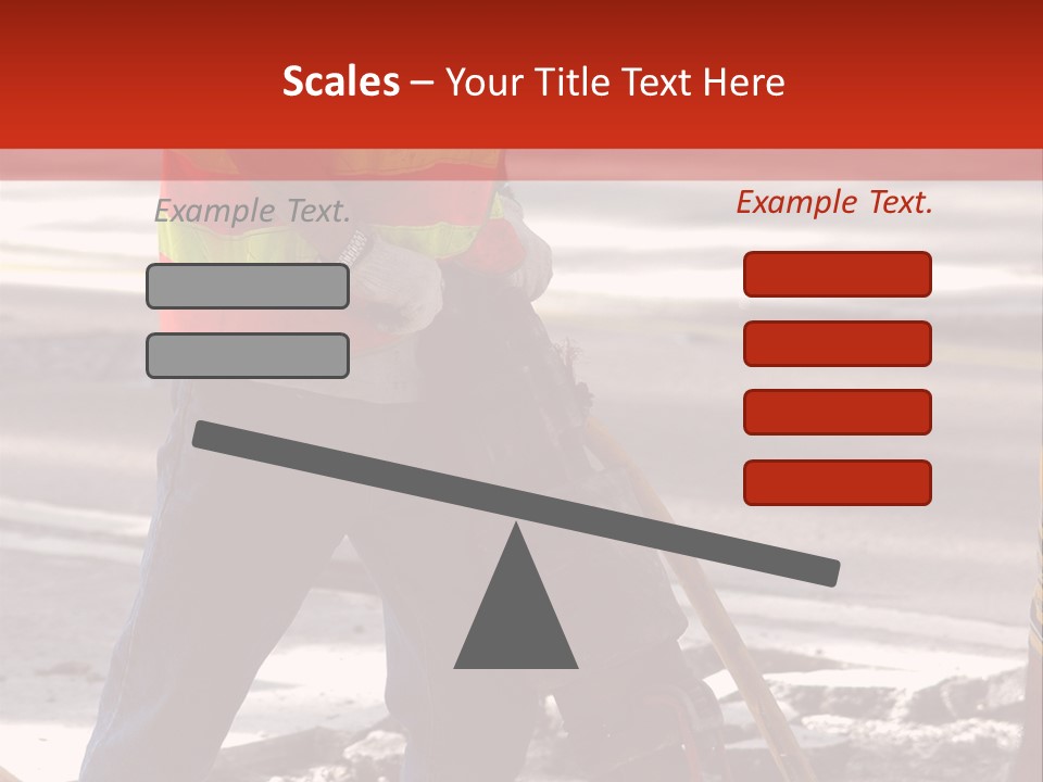 Worker Labor Hard Hat PowerPoint Template