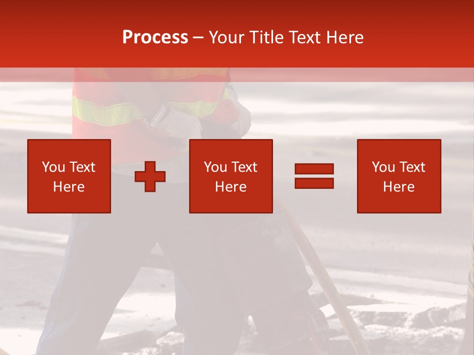 Worker Labor Hard Hat PowerPoint Template