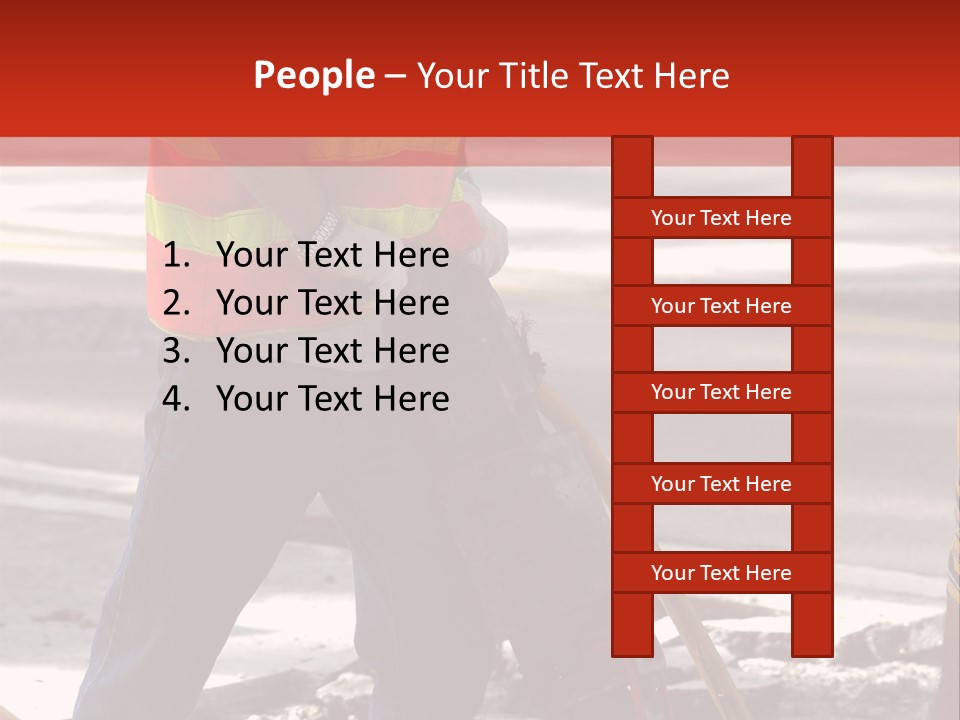 Worker Labor Hard Hat PowerPoint Template