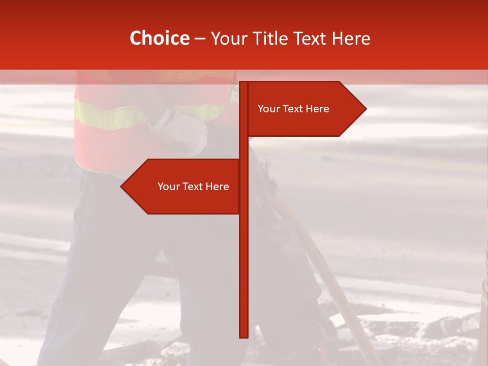 Worker Labor Hard Hat PowerPoint Template