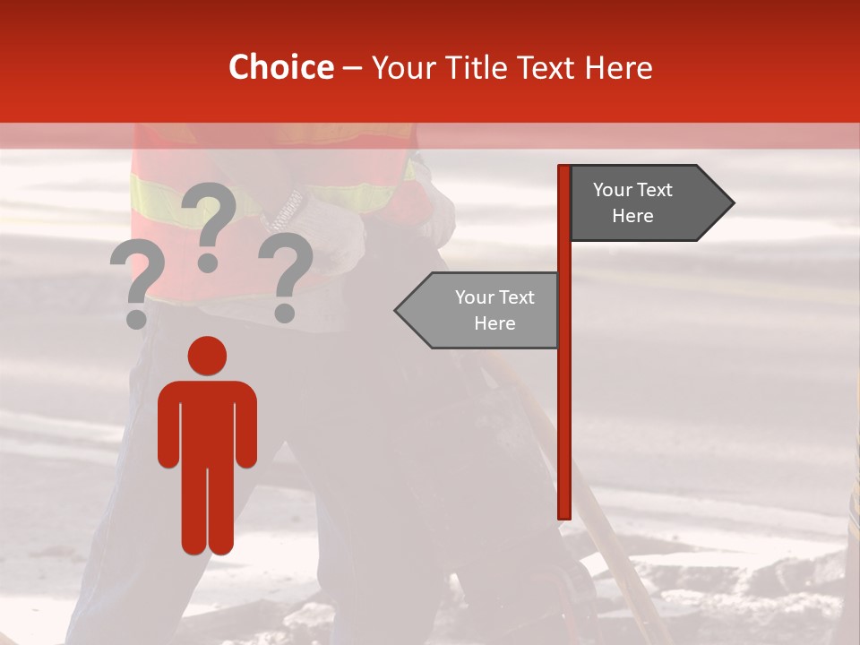 Worker Labor Hard Hat PowerPoint Template