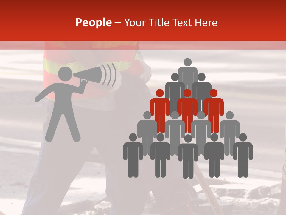 Worker Labor Hard Hat PowerPoint Template