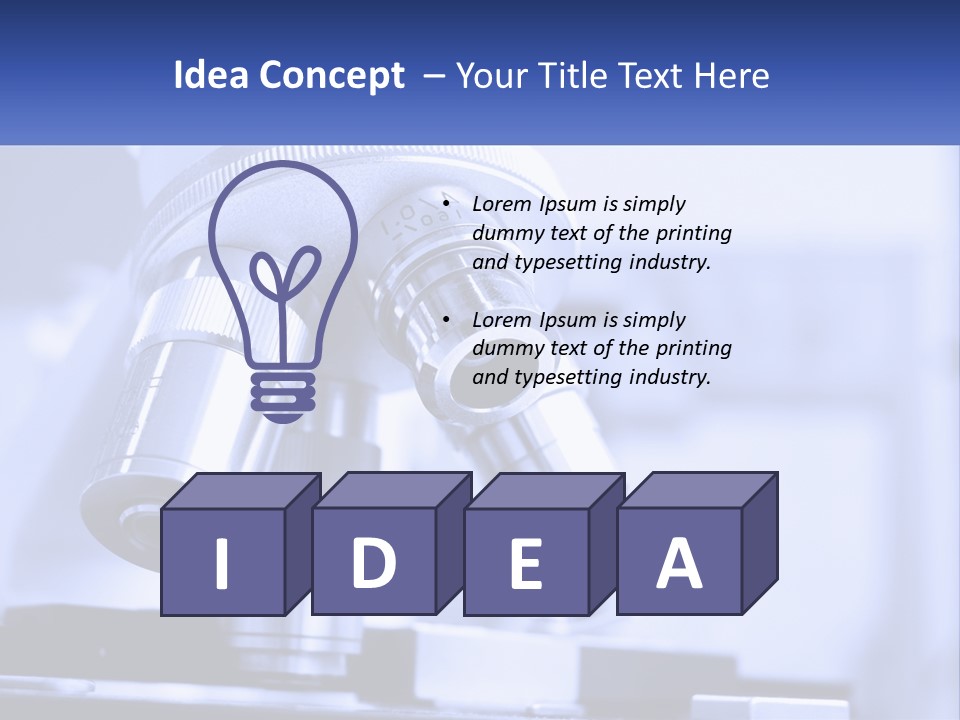 Education Scientific Fluorescent PowerPoint Template