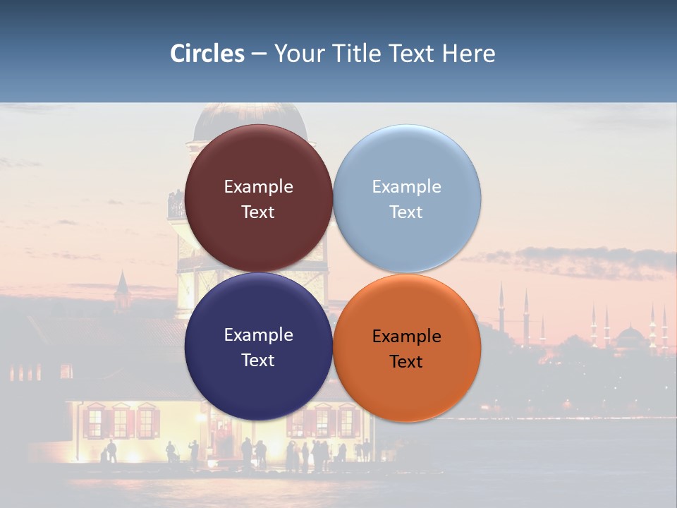 Historical Sundown Vacation PowerPoint Template