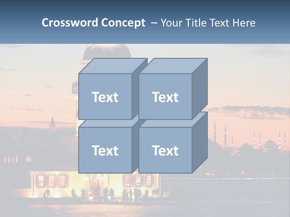 Historical Sundown Vacation PowerPoint Template