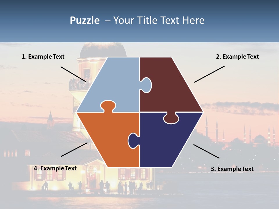 Historical Sundown Vacation PowerPoint Template