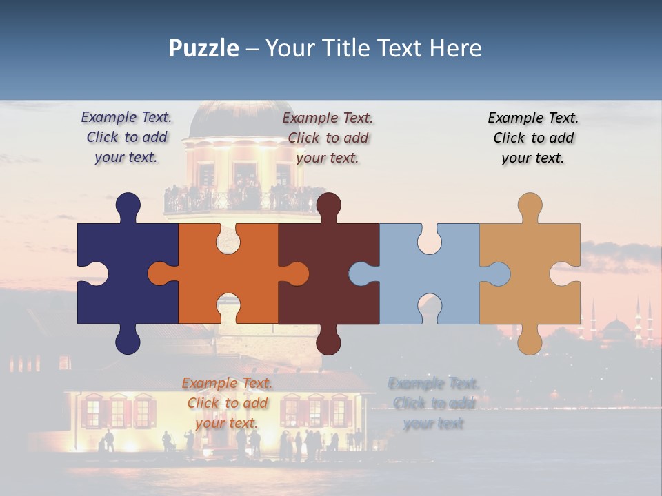 Historical Sundown Vacation PowerPoint Template