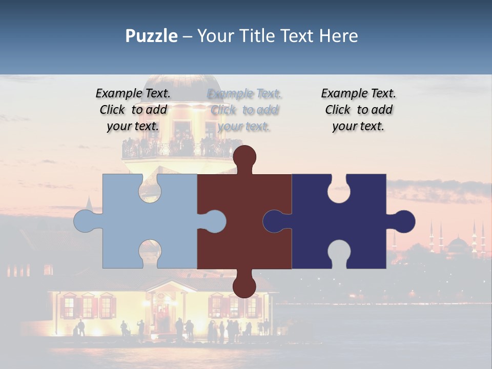 Historical Sundown Vacation PowerPoint Template