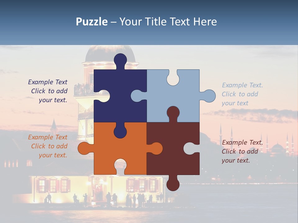 Historical Sundown Vacation PowerPoint Template