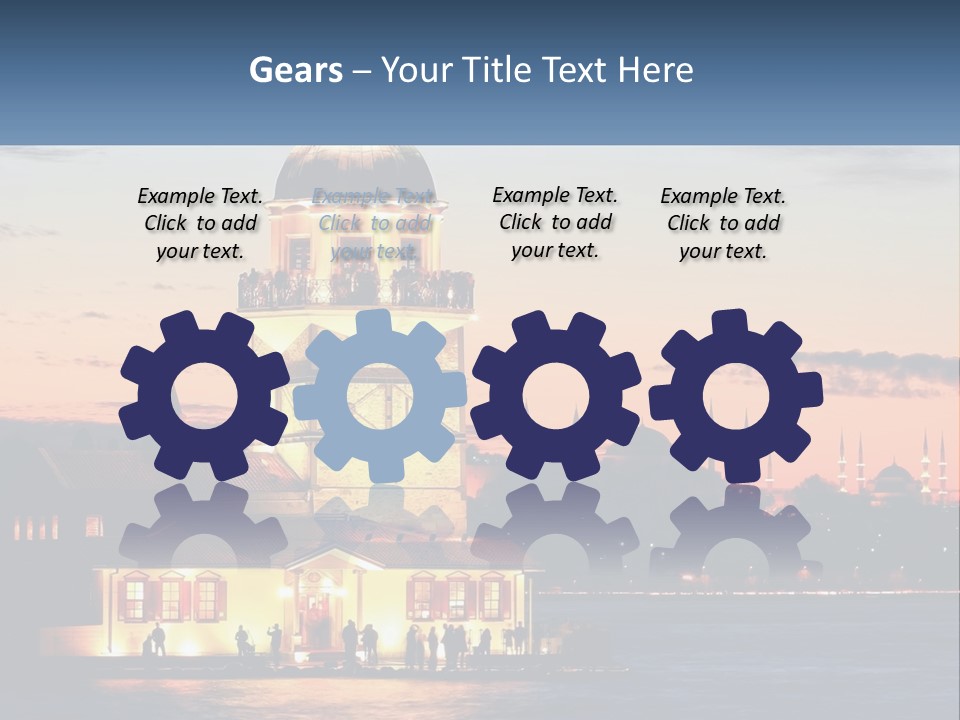 Historical Sundown Vacation PowerPoint Template