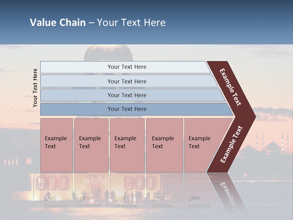 Historical Sundown Vacation PowerPoint Template