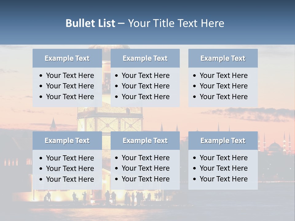 Historical Sundown Vacation PowerPoint Template