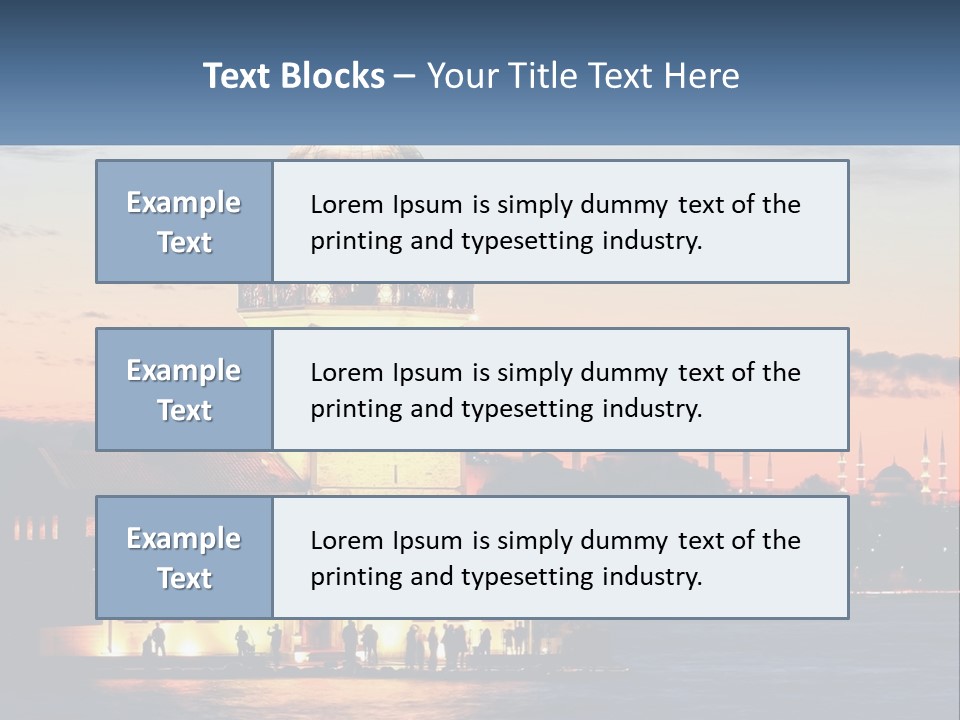 Historical Sundown Vacation PowerPoint Template