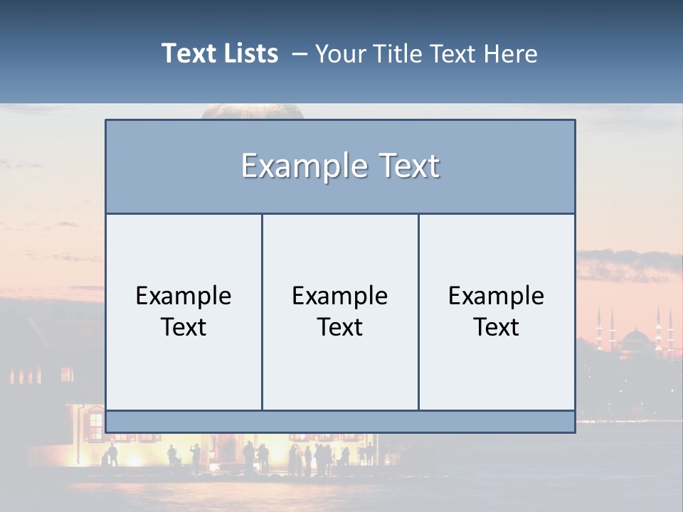 Historical Sundown Vacation PowerPoint Template