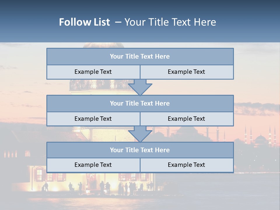 Historical Sundown Vacation PowerPoint Template