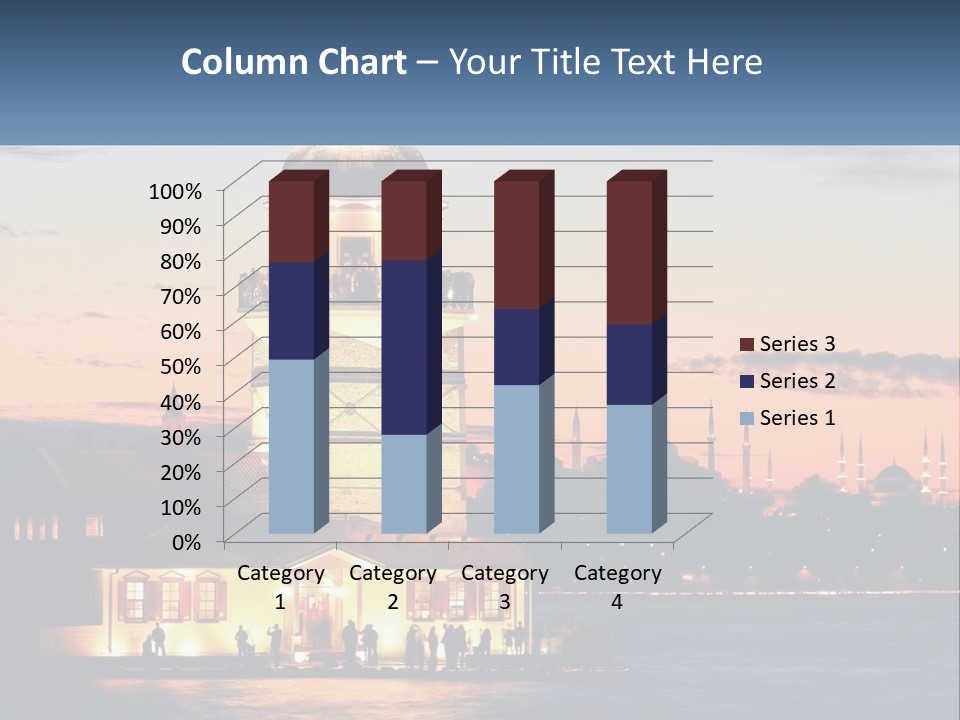 Historical Sundown Vacation PowerPoint Template